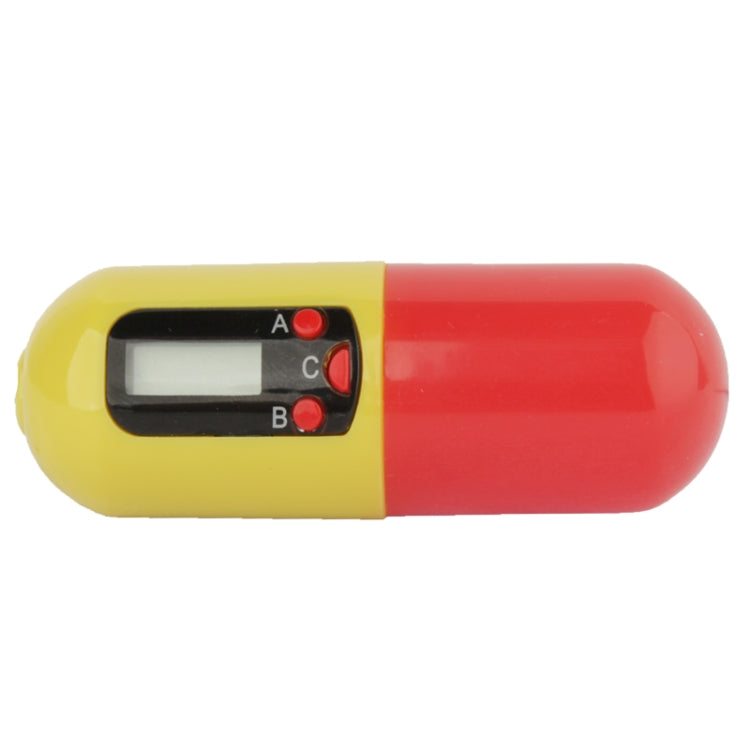 Portable Timer Pill Medicine Reminder Drug Box Keychain