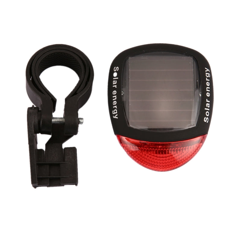 4 Flash Mode Available Solar Energy Rechargeable Bicycle Tail Light with 2 Red LED