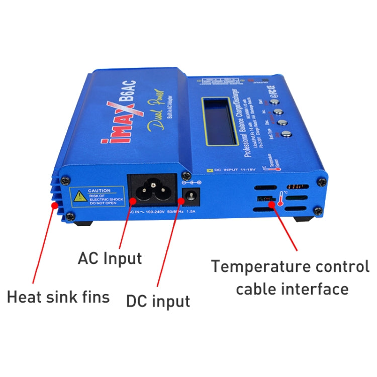 iMAX B6AC 2.6 inch LCD RC Lipo Battery Balance Charger (100-240V / EU Plug)