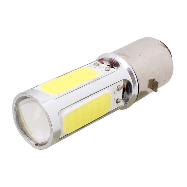 BA20D 1250LM 20W + 5W 5 x COB LED White Light Motorcycle Brake Light Lamp Bulb, DC 12V