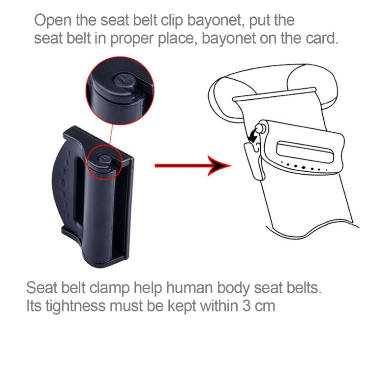 2 PCS SHUNWEI Car Safety Seat Belt Adjuster