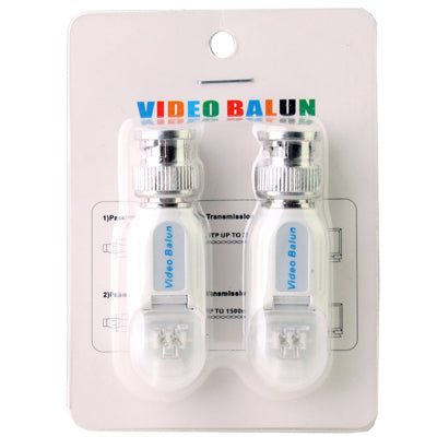 2 PCS UTP Network Video Balun CAT5 to Camera CCTV BNC DVR O-611