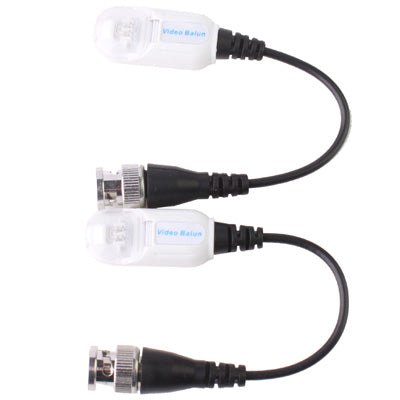 2 PCS Passive UTP Network Video Balun CAT5 to Camera CCTV BNC DVR O-612