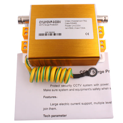 Video Data Power Surge Protector 3 In 1 Surge Protection Arrester 220V