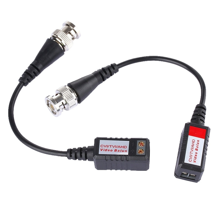 2 PCS 202P-HD Enhanced Version Coaxial CVI/TVI/AHD 1CH Passive Transceiver Video Balun