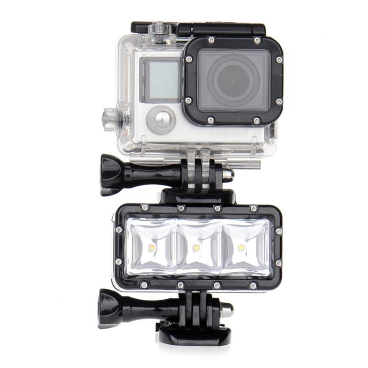 SupTig 30M Waterproof 300LM Video Light for GoPro, Insta360, DJI and Other Action Cameras