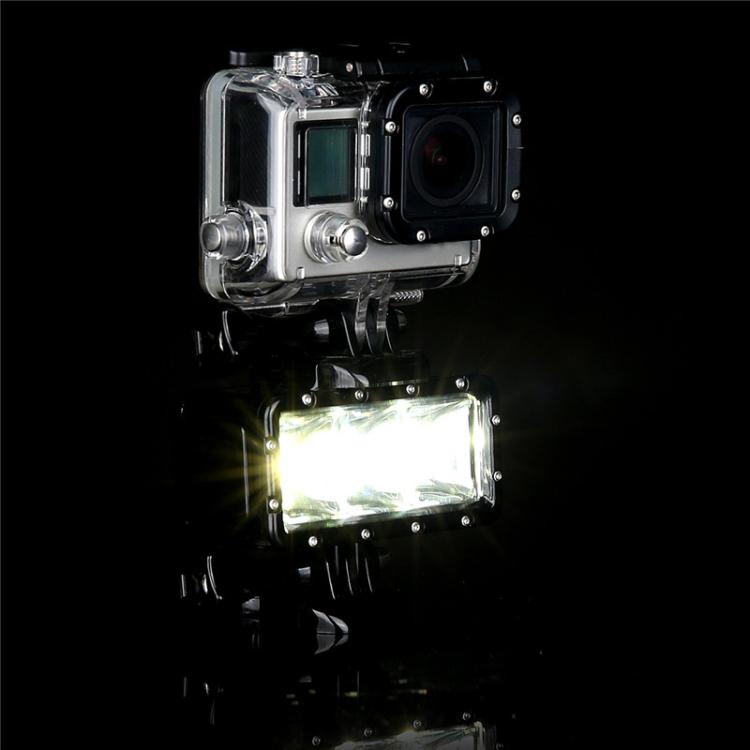 SupTig 30M Waterproof 300LM Video Light for GoPro, Insta360, DJI and Other Action Cameras