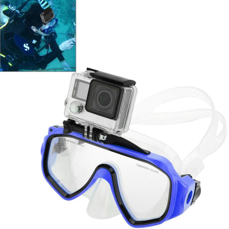 Water Sports Diving Equipment Diving Mask Swimming Glasses with Mount for GoPro, Insta360, DJI and Other Action Cameras