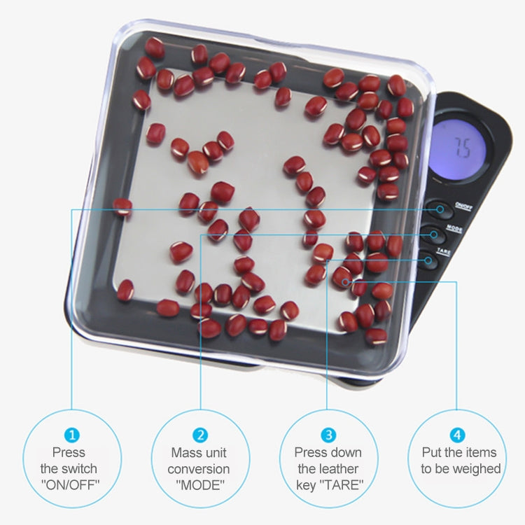Professional Digital Pocket Scale (0.1g~500g)