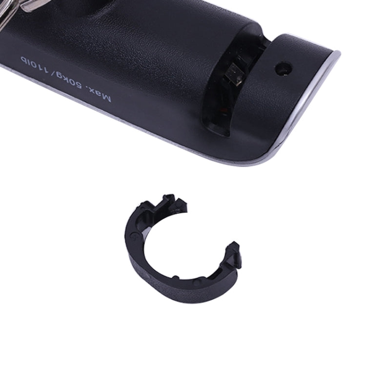 50kg x 50g Portable LCD Digital Hanging Travel Luggage Scale with Indoor Thermometer