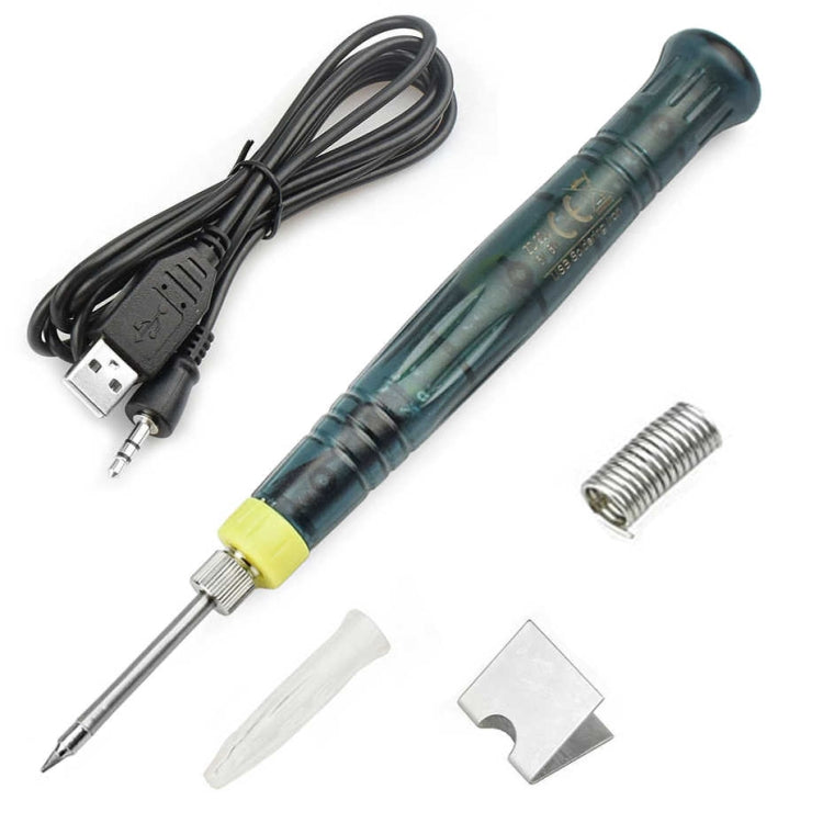 Portable USB Powered Soldering Iron Pen 5V 8W Long Life Tip + Touch Switch Protective Cap Auto Shut Off 25 second