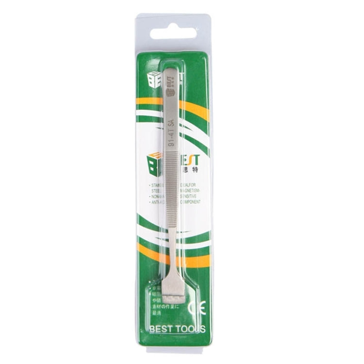BEST BST-91-4T SA Professional Stainless Steel Wafer Tweezers for Silicon Wafer
