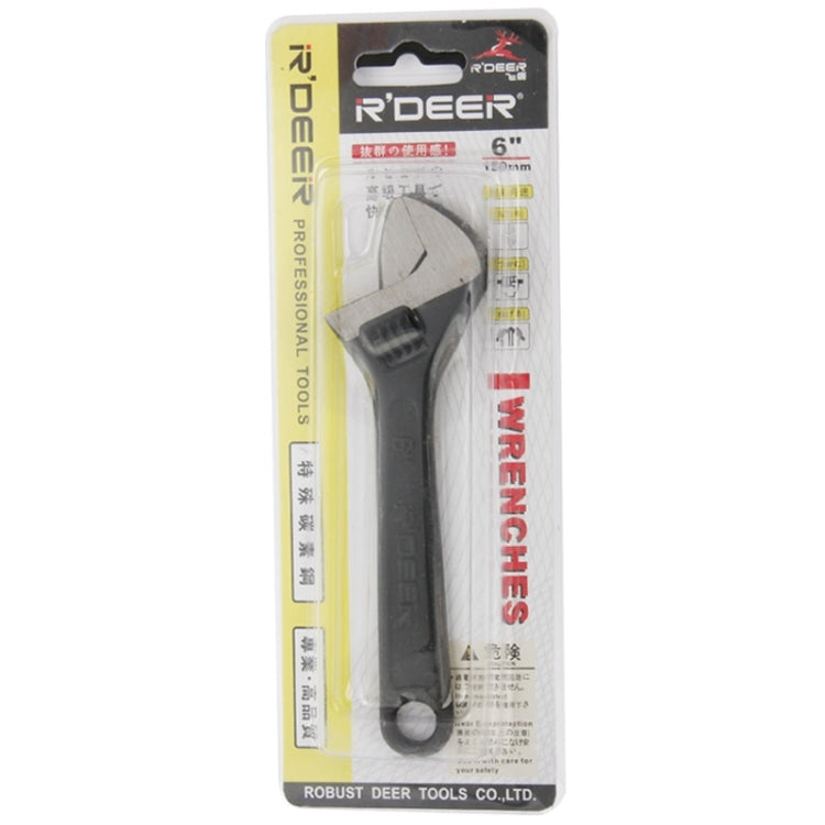 R DEER 0-20mm Carbon Steel Adjustable Spanner Professional Tools