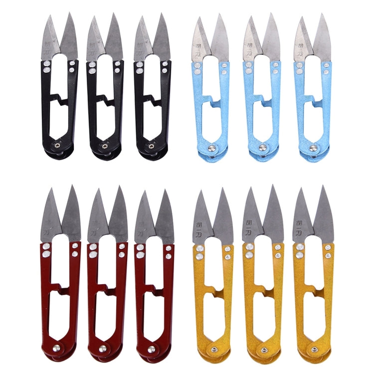 12 PCS Iron & Steel Thread Clippers , Size: 110 x 25 x 0.8mm