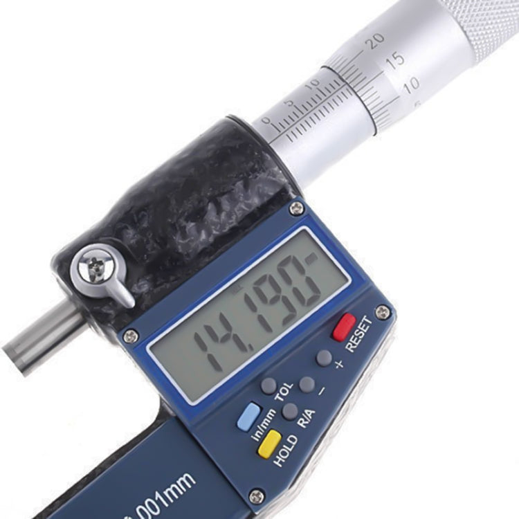 25mm (1 inch) Electronic Digital Micrometer (resolution 0.001mm)