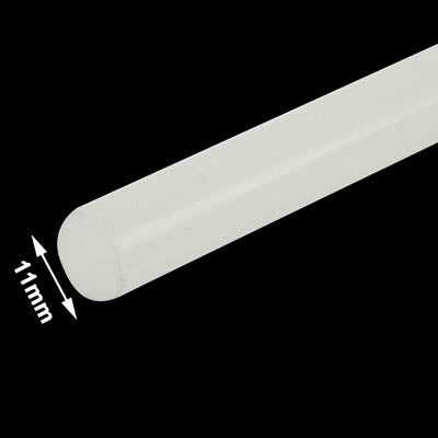 10x Practical Transparent White Hot Melt Glue Stick, Size: 270 x 11mm (10pcs in one packaging, the price is for 10pcs)