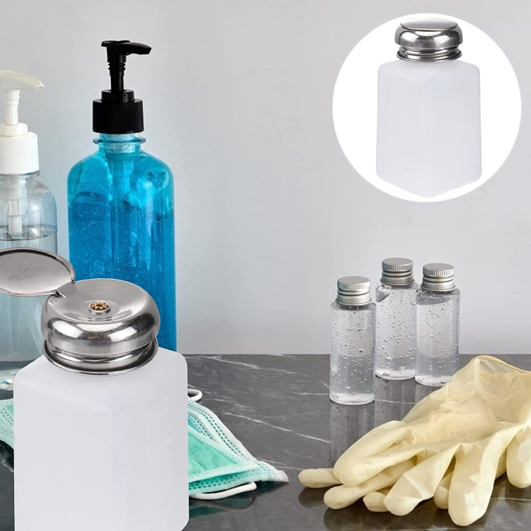 250ml Push Down Alcohol and Liquid Container Bottle