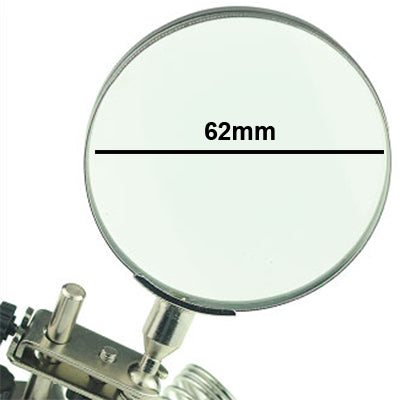 Helping Hand Magnifier, Hand Soldering Iron Stand Helping 2x Optical Magnifying Solder Tool