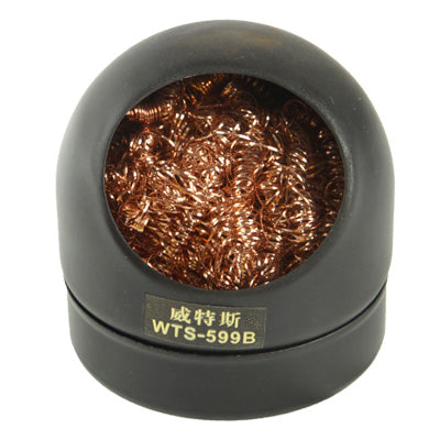 Soldering Iron Tip Cleaner (Tip Cleaning Wire + Base)