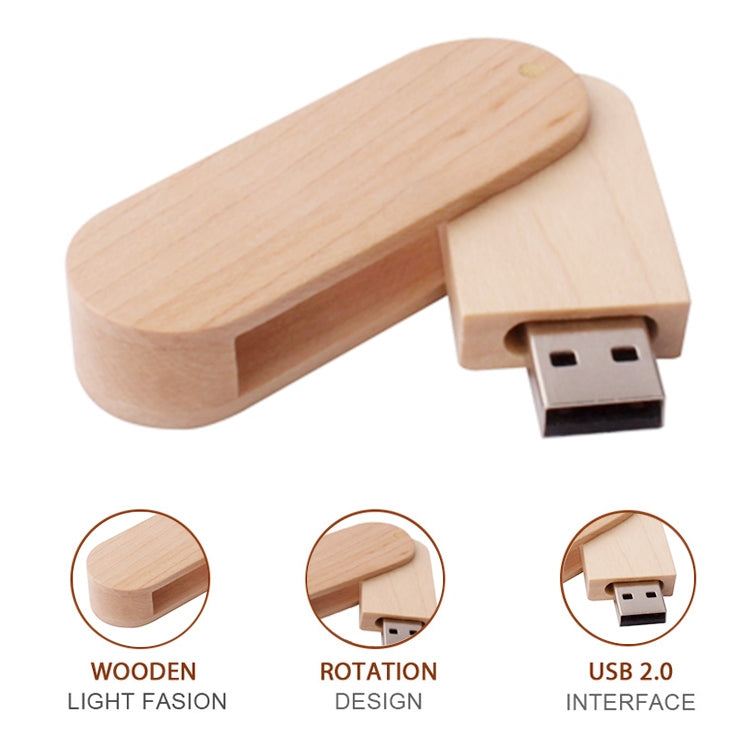 8 GB Wood Material USB Flash Disk