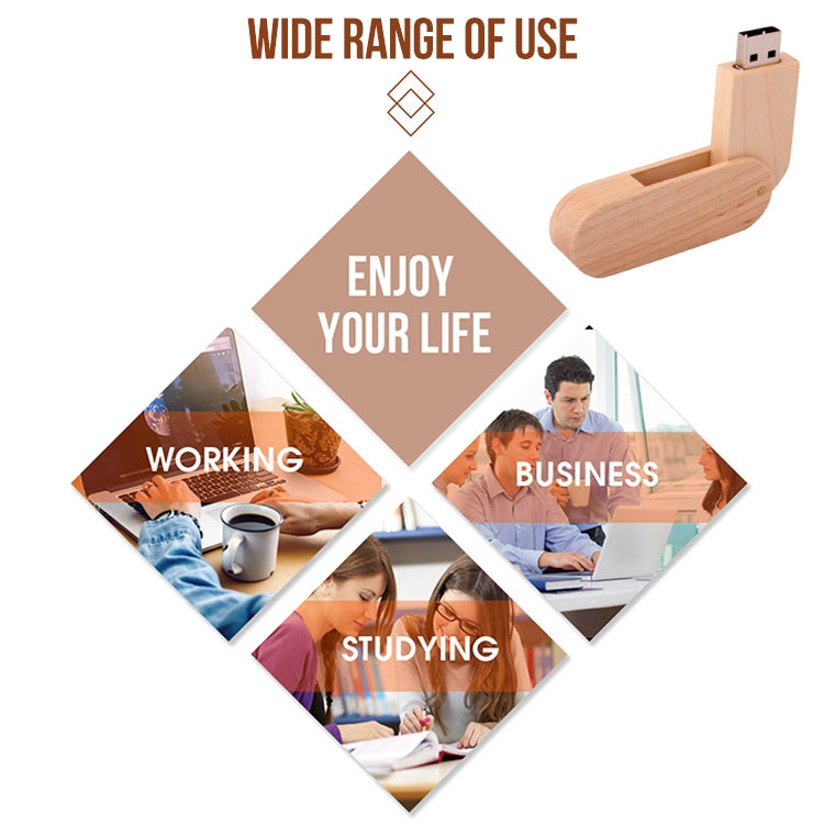 8 GB Wood Material USB Flash Disk