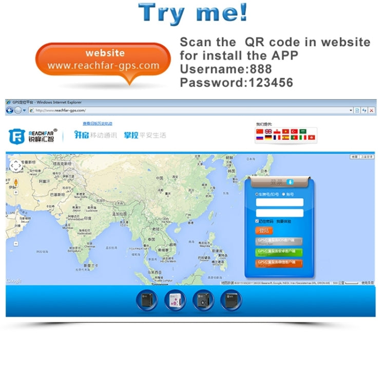 REACHFAR RF-V20 7 in 1 Multifunctional GPS Tracker