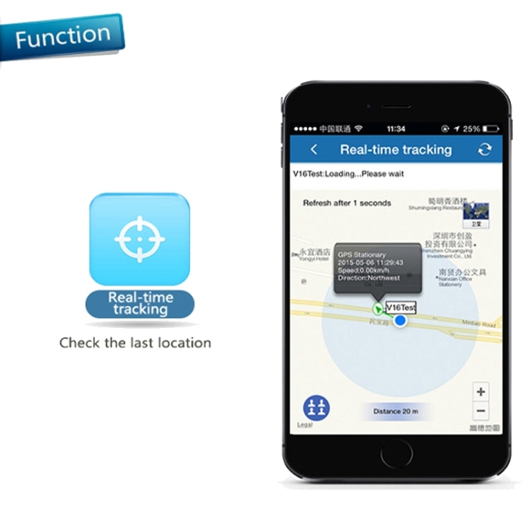 REACHFAR RF-V20 7 in 1 Multifunctional GPS Tracker