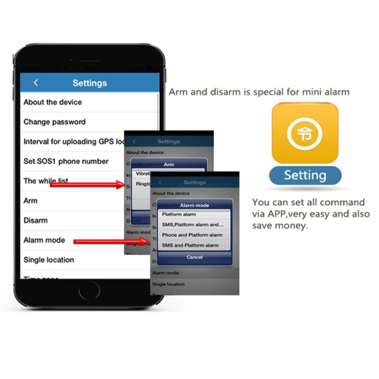 REACHFAR RF-V20 7 in 1 Multifunctional GPS Tracker