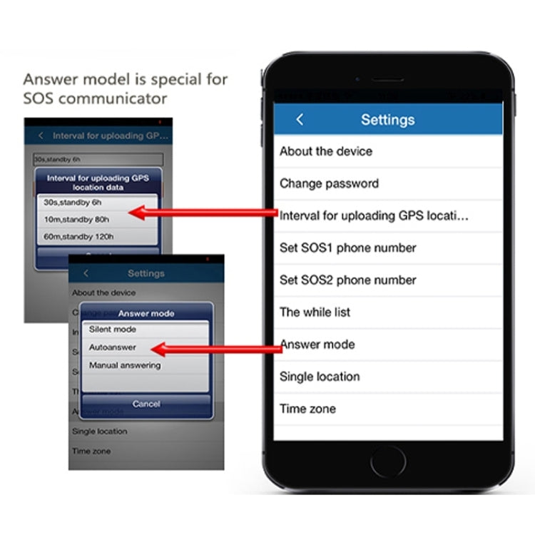 REACHFAR RF-V20 7 in 1 Multifunctional GPS Tracker