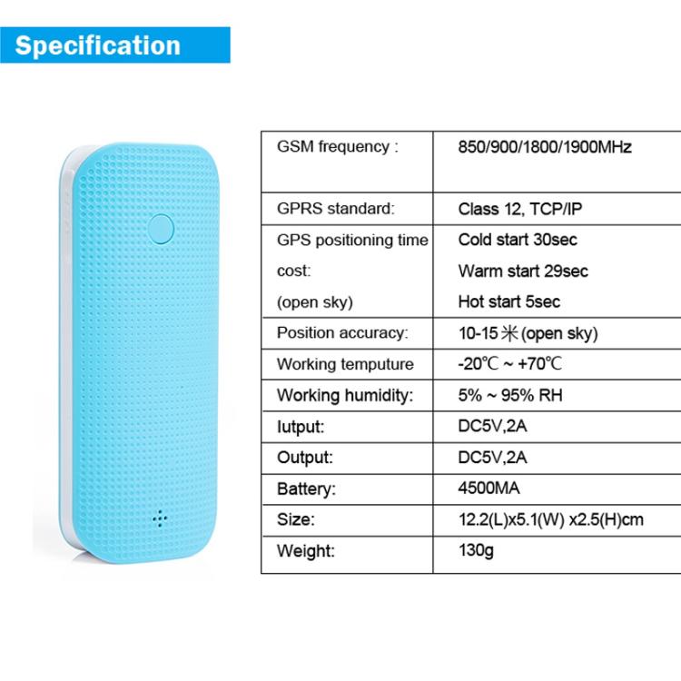 REACHFAR RF-V20 7 in 1 Multifunctional GPS Tracker