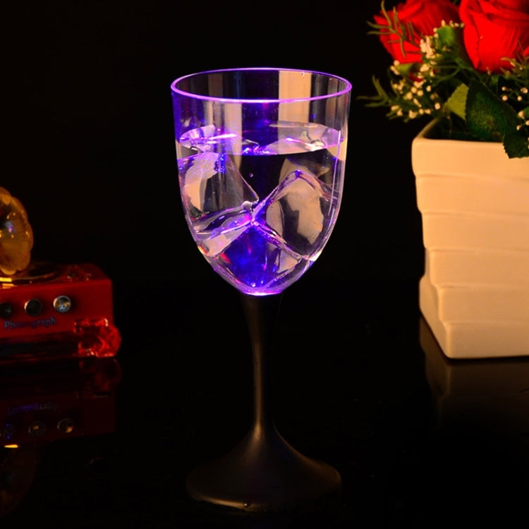 8-mode LED Colorful Light Flashing Red Wine Goblet for Bar