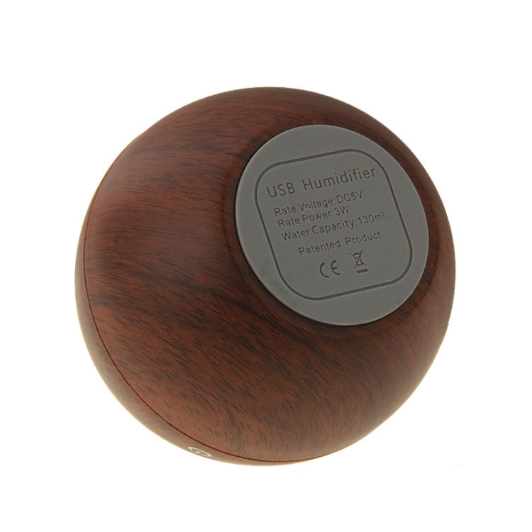 LM-X1 USB Rechargeable Wood Texture 3W Ultrasonic Aroma Air Humidifier