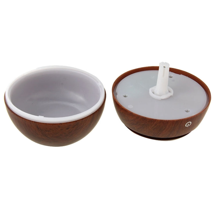 LM-X1 USB Rechargeable Wood Texture 3W Ultrasonic Aroma Air Humidifier