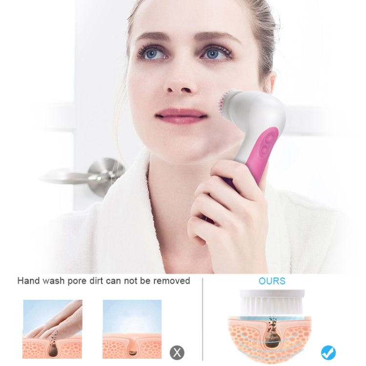 6 in 1 Waterproof Facial Cleansing Instrument (Size: 130 x 85 x 40mm)
