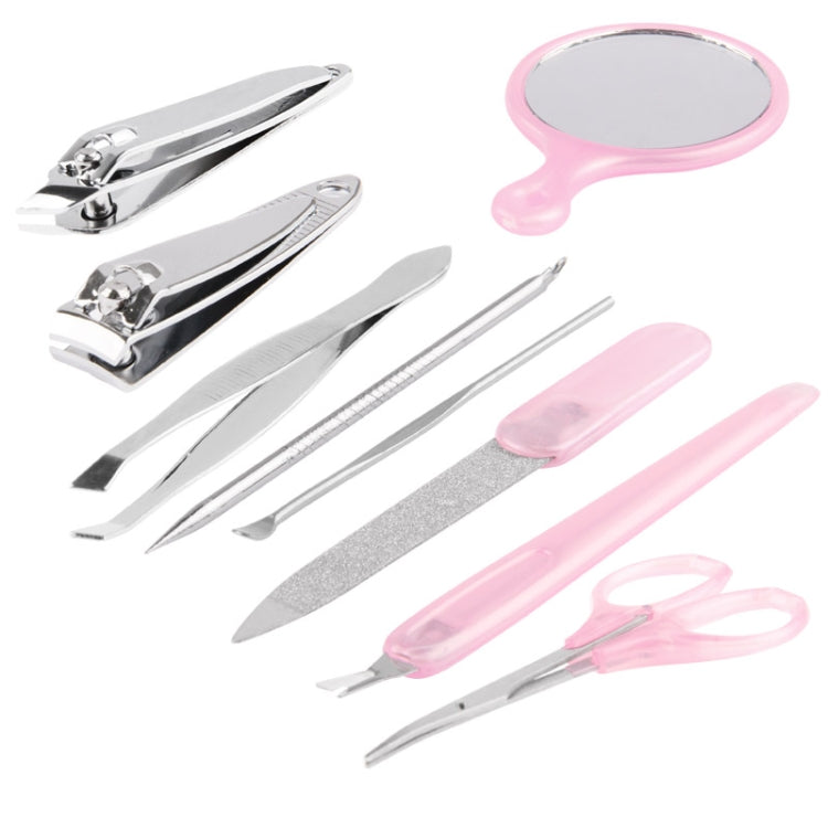 10-in-1 Delicate Apple Design Grooming Nail Manicure Pedicure Personal Cosmetic Makeup Set Kit