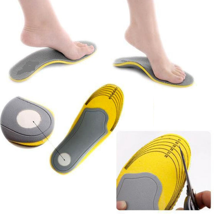 Elasticity Orthotic Arch Support Shoe Pad Sport Running Insoles Cushion for Women, Size: 35-40