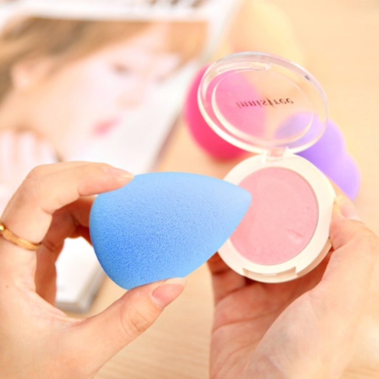 Great Beauty Facial Makeup Water-drop Sponge Blending Foundation Smooth Sponge Cleansing Cosmetic Cotton Pads, Random Color Delivery