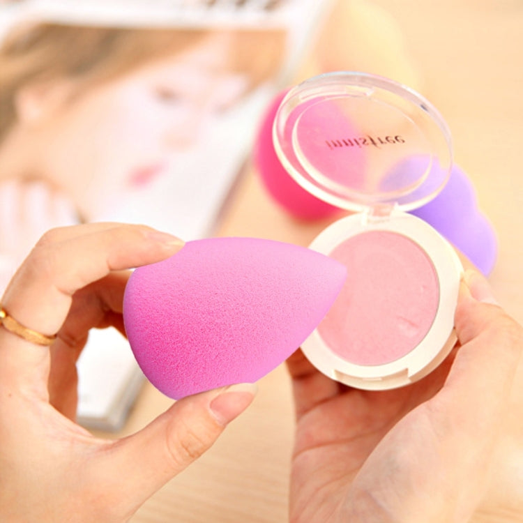 Great Beauty Facial Makeup Water-drop Sponge Blending Foundation Smooth Sponge Cleansing Cosmetic Cotton Pads, Random Color Delivery