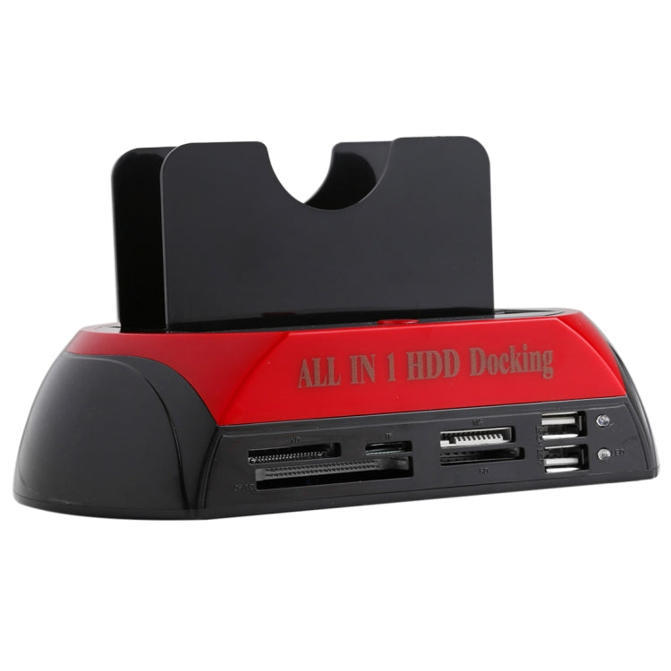 All in 1 Dual 2.5 inch/3.5 inch SATA/IDE HDD Dock Station with Card Reader & Hub