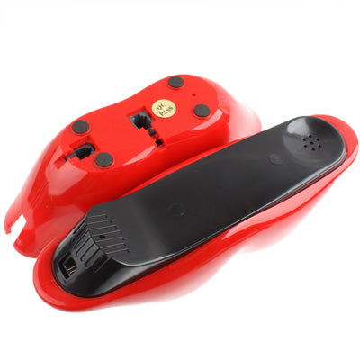 Sexy Red Hot lips Shape Wire Corded Telephone