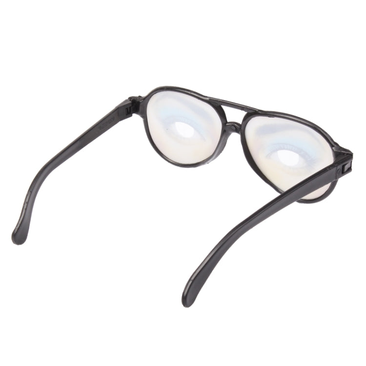 Plastic Funny Joke Glasses with Black Frame