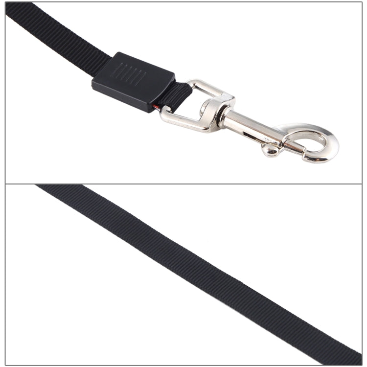 5m Black and White Grid Pattern Easy Operation Retractable Dog Leash