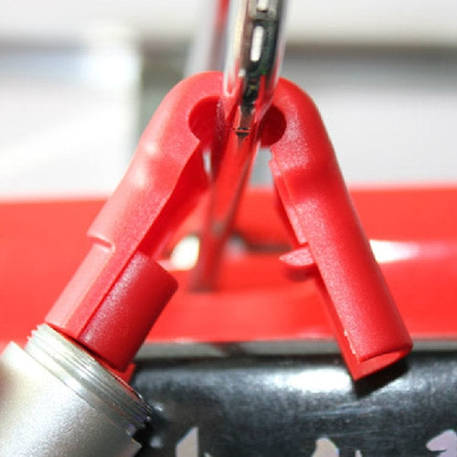 12 PCS Red ABS Display Hook / Security Lock Hook