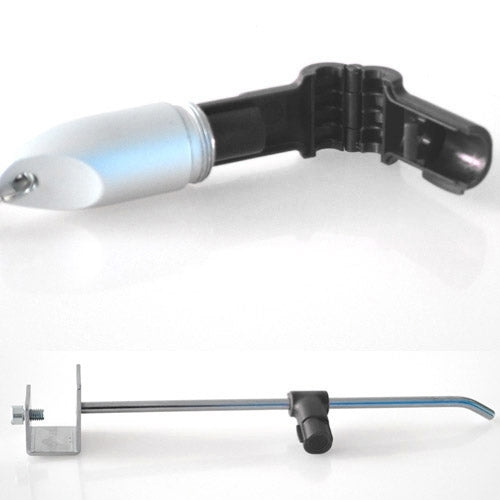 12 PCS 5.0mm Black ABS Display Hook / Security Lock Hook