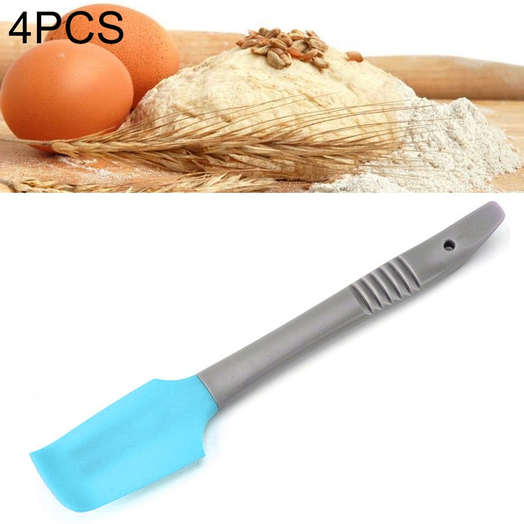 4 PCS Silicone Scraper Butter Spreader Knife Cake Smoother Cake Baking Tool