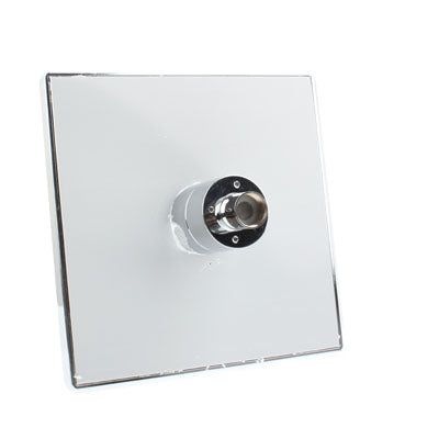 Square Temperature Sensor 3-Color (Blue / Pink / Red) LED Showerhead