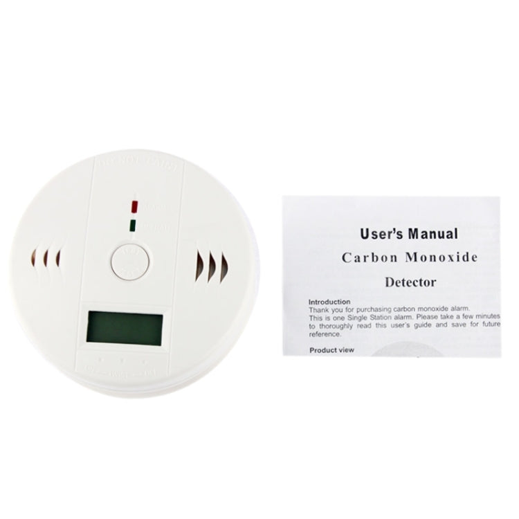 Gas Carbon Monoxide Detector Sensor Unit LCD CO Safety Alarm Tester