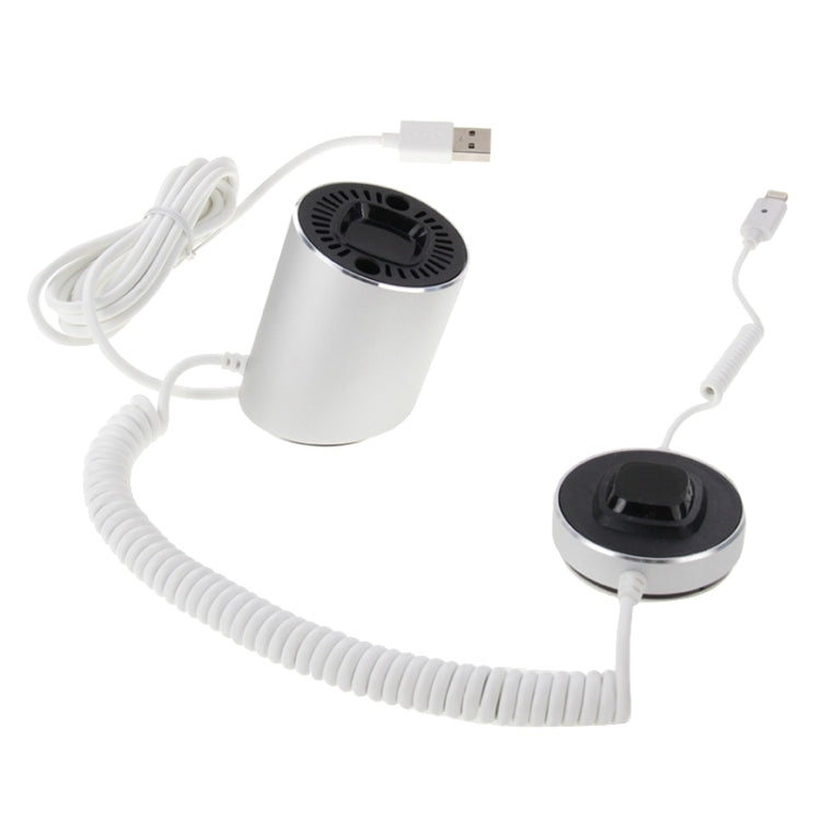 Cylindrical Display Stand Digital Security System Burglar Alarm / Anti-theft Alarm with Password Remote Control for iPhone & iPod & iPad with 8 Pin Port