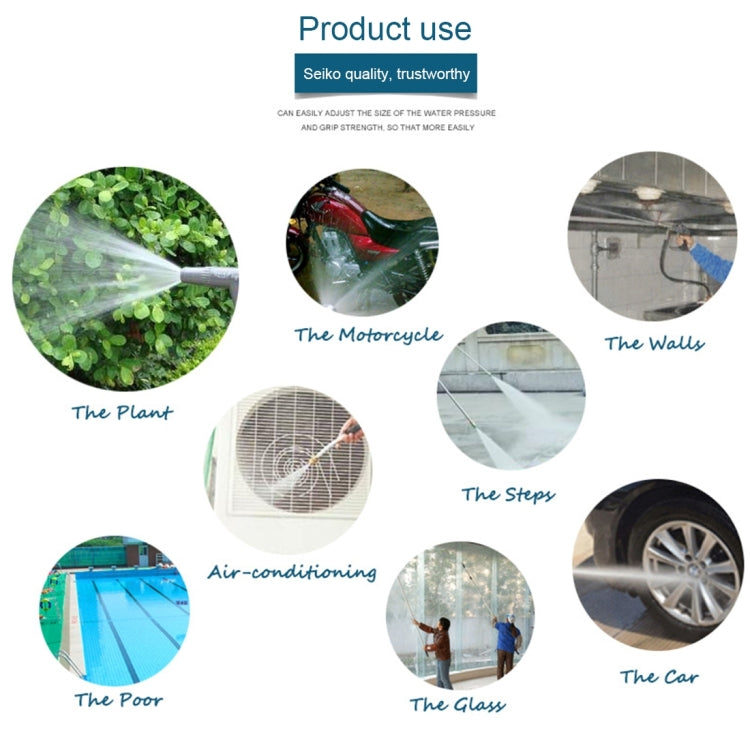 KANEED High Pressure Water Hose Nozzle Copper Water Gun Head for Home Car Washing