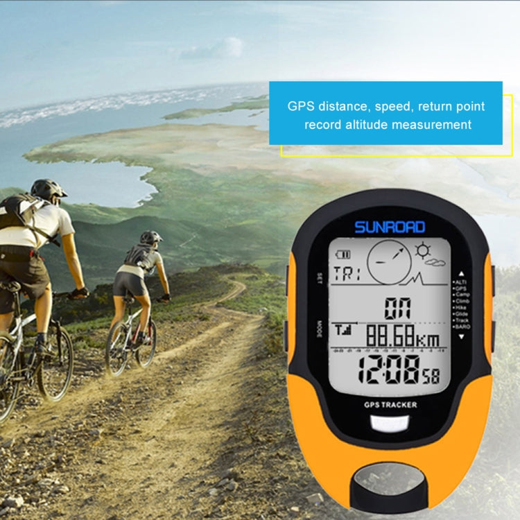 SUNROAD Multifunction LCD Digital Altimeter with Compass & Barometer & Thermometer & Hygrometer & Weather Forecast & LED Torch and Clock
